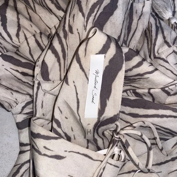 Zebra Print Babydoll Dress - Picture 6 of 6